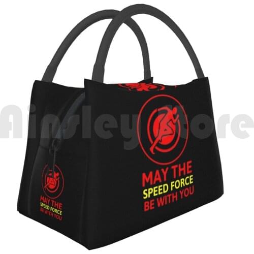 Cooler Lunch Bag Picnic Bag May The Speed Force Be With You Flash Speed Force Force May The Speed Force Be With