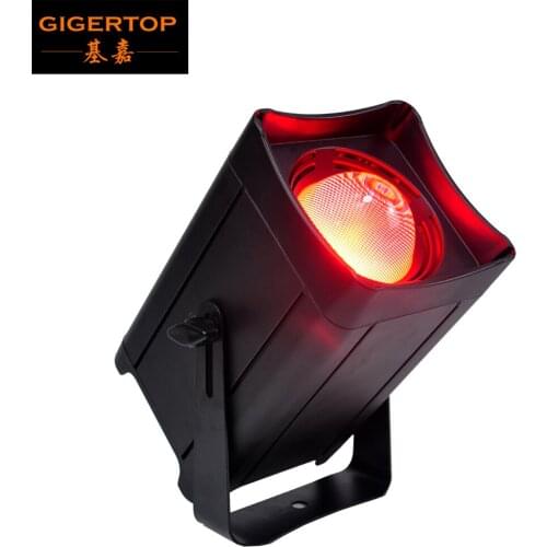 TIPTOP 50W Wireless DMX Battery Power COB LED Par Can Light RGBW 4IN1 Remote Wedding Aluminum Uplight Wash Effect 60 Degree lens