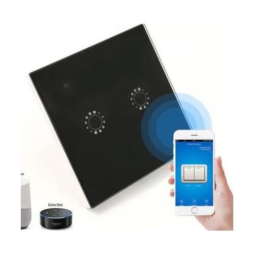 RC Touch Switch Universal WIFI Smart Wall Remote Touch Control Switch Compatible App Control With Alexa Echo For UK EU