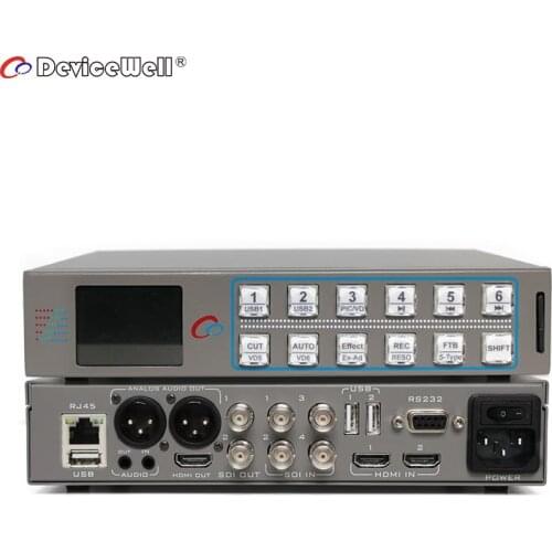 DeviceWell HDS7103 All Sixe Videos SDI Video Mixer Switcher
