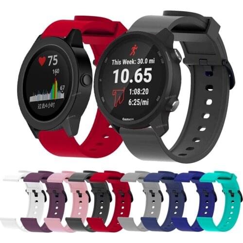 For Huami Amazfit Bip Strap 20mm Silicone Watchband Sports Strap For Forerunner 245/645/Vivoactive 3/Venu/Venu SQ Bracelet