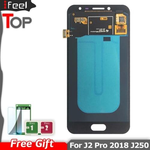 Super Amoled For Samsung Galaxy J2 pro 2018 J250 J250F LCD Display With Touch Screen digitizer assembly free shipping