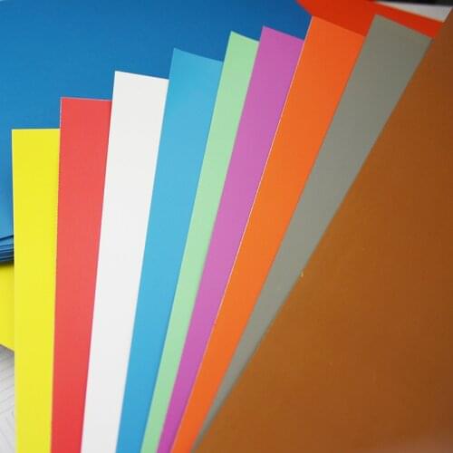 100 Sheets/Pack A4 Sticker Color Paper Label Self Adhesive Sticker Blank Stickers Stationery Office Supplies 210mmx297mm
