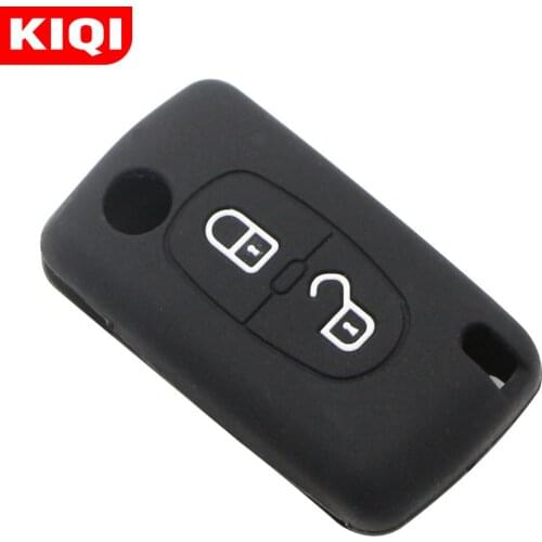 2 Button Silicone Car Remote Key Fob Cover Case for Peugeot 308 207 307 807 for Citroen C3 Picasso C-Crosser C4 Dispatch C8