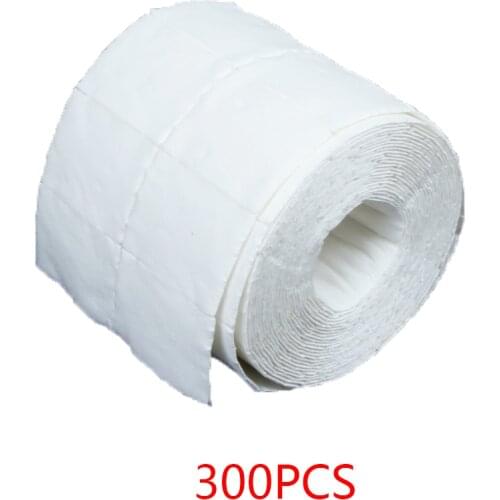 300pcs/500pcs High Quality Wipes Nail Polish Acrylic Gel Remover Towel Paper Cotton Pads Salon Nail Art Cleaner Tools
