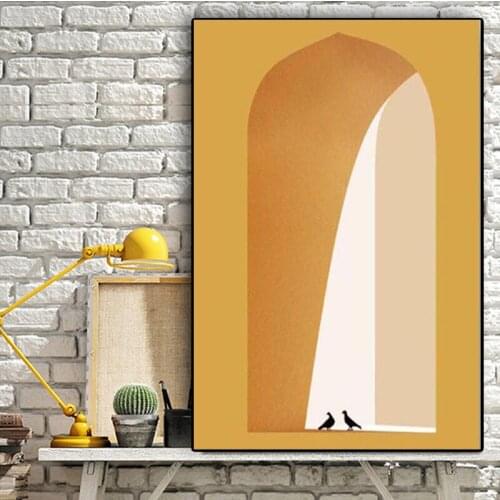Abstract Architecture European Style Canvas Painting Roman Column Arch Prints and Posters Wall Art Picture Home Decoration