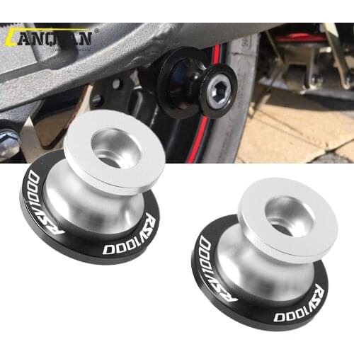 Motorcycle Accessories 6mm Swingarm Sliders Spools Stand Bobbins CNC Aluminum Alloy For Aprilia RSV1000 RSV 1000 2011-2013 2012