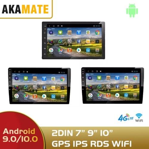 Android HD Car Radio 7'' 9'' 10'' Car Video Player Bluetooth WIFI GPS RDS IPS Touch Screen FM Android 2din Car Audio For Car