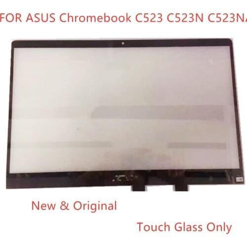Free shipping For ASUS C523NA-IH24T 15.6'' FOR ASUS Chromebook C523 C523N C523NA Glass Touch Digitizer panel screen replacement