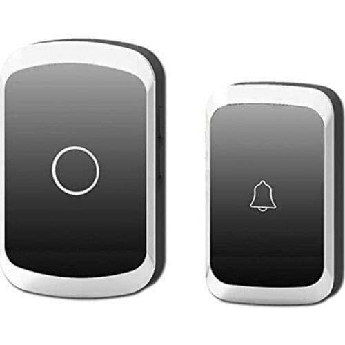 Home Security Welcome Wireless Doorbell Smart Home Door Bell Alarm LED Light 36 Songs With Waterproof Touch Button Smart Alarm