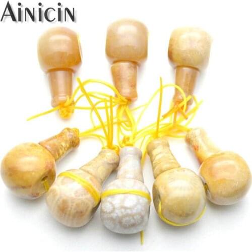 1set Natural Coral Reliquiae Golden Yellow Color Guru Muzhu Stone Beads For 10~12mm Round Bead Tibetan Jewelry Making Materials