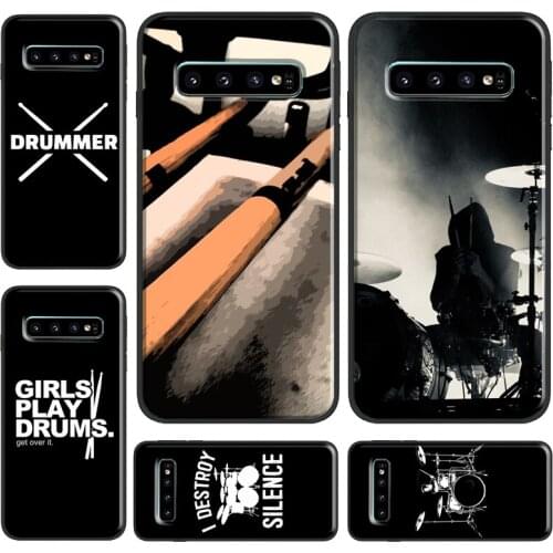 Musical Instrument Drum Case For Samsung Galaxy S20 FE S8 S9 S10 Note 10 Plus Note 9 Note 20 S21 Ultra Phone Cover