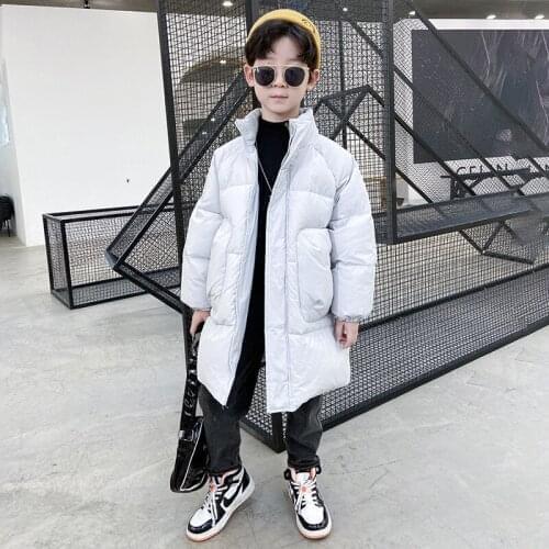 Children Autumn Clothing Coat 2020 New Style Solid Color Boys' Wind Coat Fashion Mid-length Korean-style Children Childrenswear