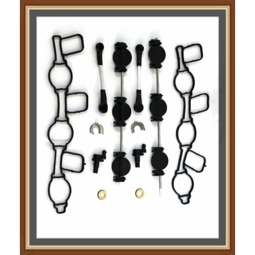 For Audi A4 A5 A6 A8 Q5 Q7 VW TOUAREG Phaeton 2.7 3.0TDI GASKET KIT 059129711 & 059129712 INTAKE MANIFOLD SWIRL FLAPS
