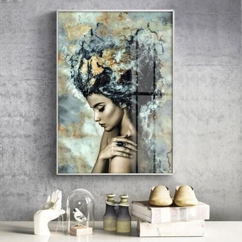 Figure Wall Art Graffiti Portrait Pictures Canvas Painting Home Decor Abstract Women Pictures Bansky art Pop Posters and Prints