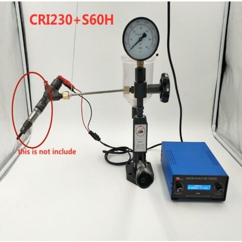 New!diesel common rail injector tester with dynamic AHE test function CRI230,and S60H validator tester,magnetic injector driver