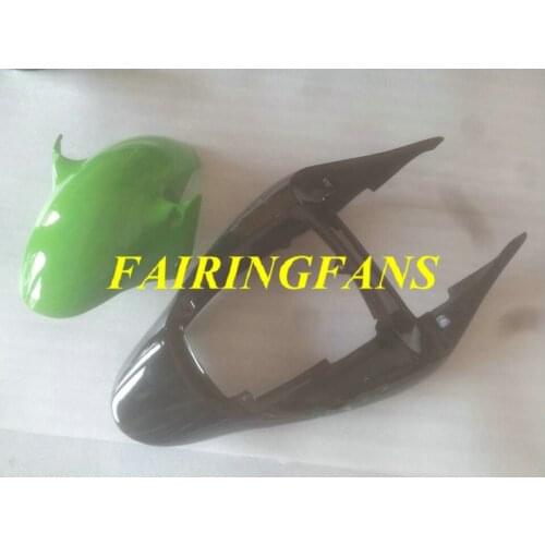 Rear tail Mudguard Fairing parts for KAWASAKI Ninja ZX9R 02 03 ZX 9R 2002 2003 ABS Green black Fairings bodywork KT08