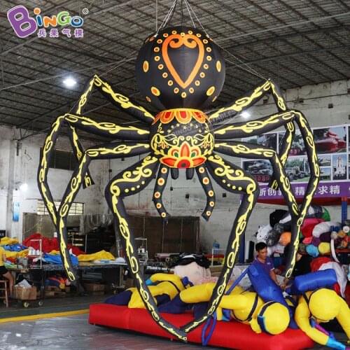 Personalized 3.5m inflatable spider halloween decoration / inflatable halloween spiders toys