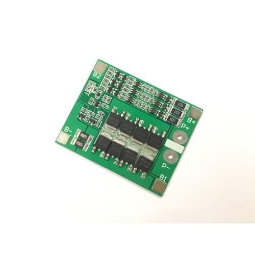 3S 12V 25A 18650 Lithium Battery Protection Board 11.1V 12.6V PCB BMS With Balancer Circuit For Drill Motor