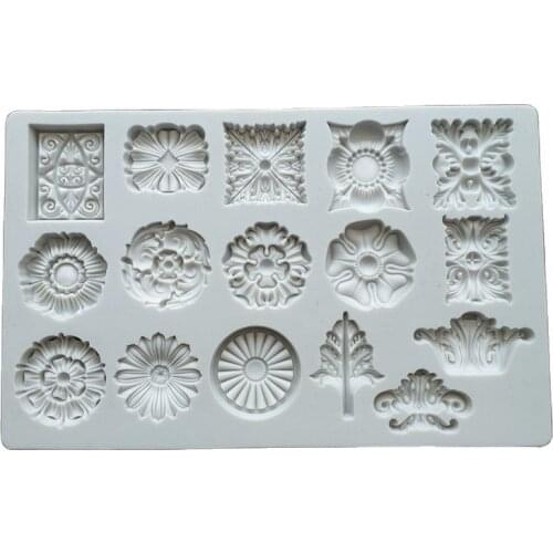 Wedding Cake Decoration silicone mold fondant mold cake decorating tools chocolate gumpaste mold m212