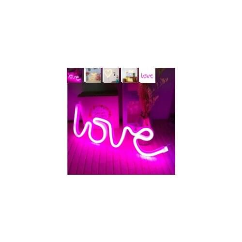 LED Neon Light LED Neon Lamp Type Small Neon Signs With USB Or Batteries