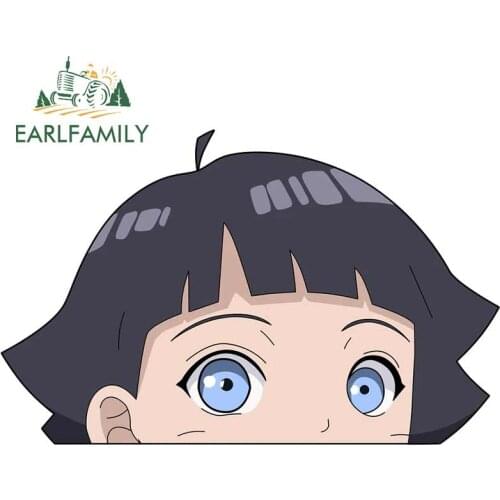 EARLFAMILY 13cm x 8.3cm for Himawari Peeker Funny Car Stickers Fashion Laptop Refrigerator Motorcycle Body for Car Decals