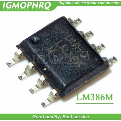 20pcs LM386 LM386M LM386M-1 SOP8 Audio Amplifiers Lo Vtg Audio Pwr Amp new original