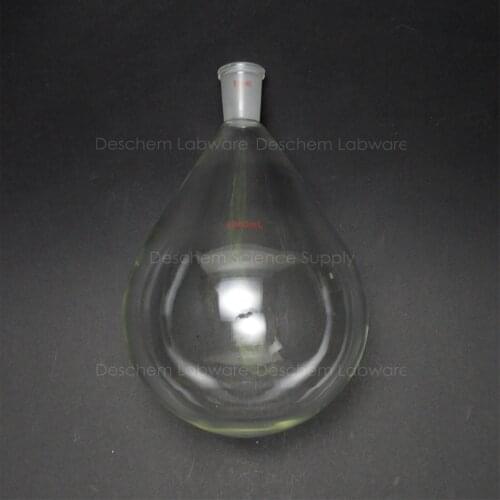 2000ml,24/40,Glass Recovery Flask,2 Litre,Rotary Evaporator Kjelda Bottle