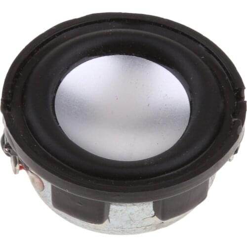 23mm 2W Stereo Audio Speaker 1'' Inch 4Ohm Full-range DIY Loudspeakern New arbon fiber and rubber edge material durable