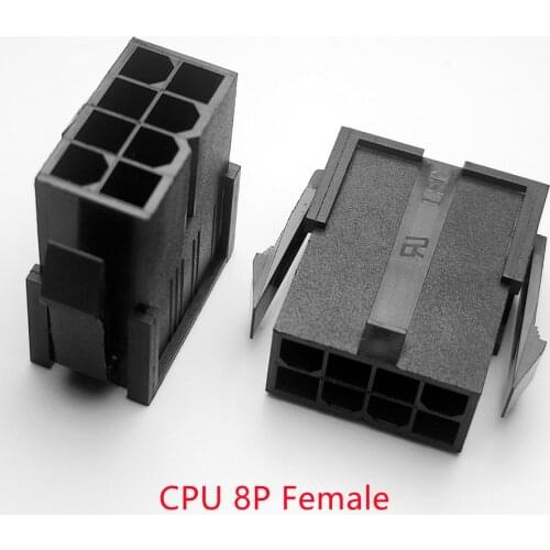 5559 4.2mm black 8P 8PIN female for PC computer ATX CPU Power connector plastic shell Housing