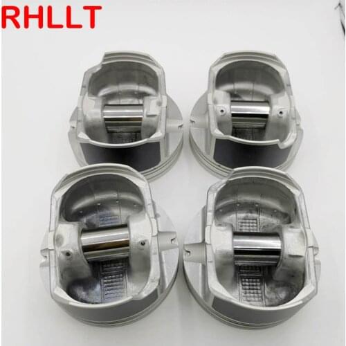 4PC Engine Piston Assembly 234102G201 FOR Tucson Santa Fe Sonata 2.4L FOR Forte Forte Koup 2007-2013 G4KE G4KC