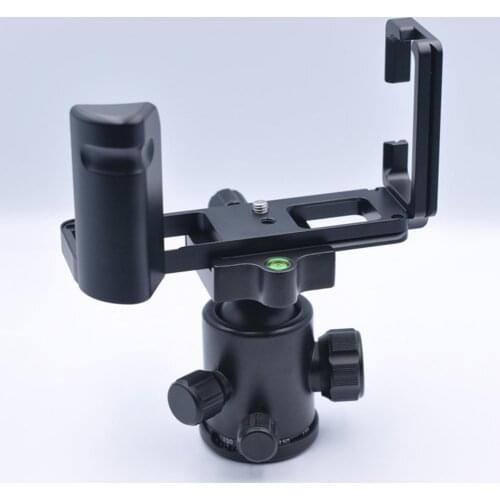 Aluminum Alloy Horizontal Vertical Quick Release L Plate Hand Grip Camera Holder for Fuji X-T4