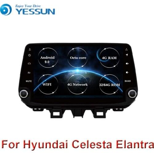 9" Android 9.0 Octa core Car Radio Multimedia Player for Hyundai Elantra 2018 2019 car radio GPS Navigation wifi