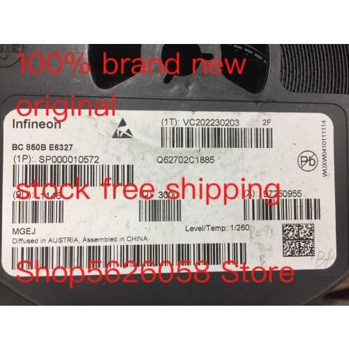 BC850BE6327 BC850B SOT-23 100% new original freeshipping 50PCS/LOT STOCK