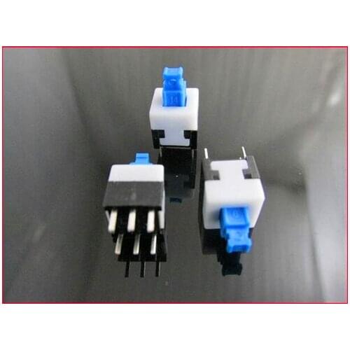 Free Shipping!!! electronic 10pcs 8 * 8 self-locking / jog / interlocking switch / module sensor