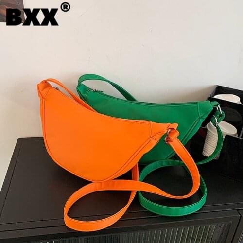 [BXX] Casual Nylon Bags For Women 2021 Summer Fashion Branded Crossbody Shoulder Hand Bag Lady Trend Handbags and Purses HS133