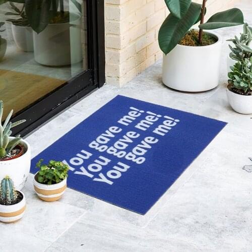 Design Entrance Door Mat Living Room Mat Bath Mat Silk Loop Anti-slip Mat Custom Size Home Doormat Rectangle Hallway Mat Carpet