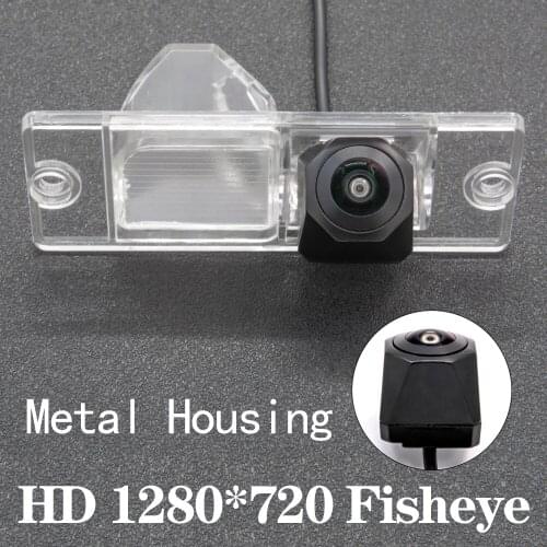 HD 1280*720 Fisheye Metal Housing Car Rear View Camera For Mitsubishi Pajero / Pajero Sport / Montero Sport MK1 Montero / Shogun
