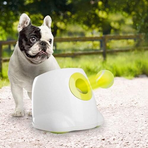 Dog toy pet training thrower tennis launcher automatic throwing ball service machine pinball funny