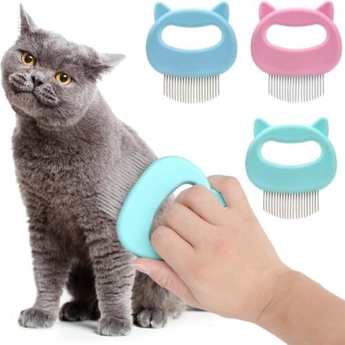 Cat Dog Massage Comb Hair Removal Pet Grooming Hair Shedding Cleaning Brush Pet Supplies Shell Comb