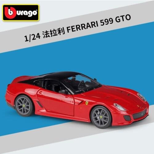 Bburago 1:24 FERRARI599GTO 599 GTO Alloy Model Car Static Metal Model Vehicles For Collectibles Gift