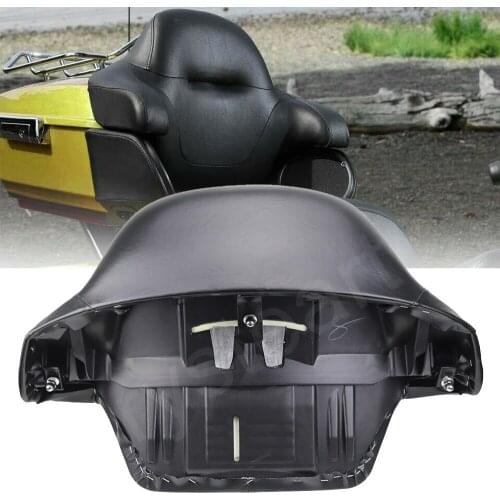 Motorcycle Chopped King Trunk Backrest Pad For Harley Tour Pack Touring FLHT FLT FLHRC FLHTCU Electra Road Glide 2014-2019