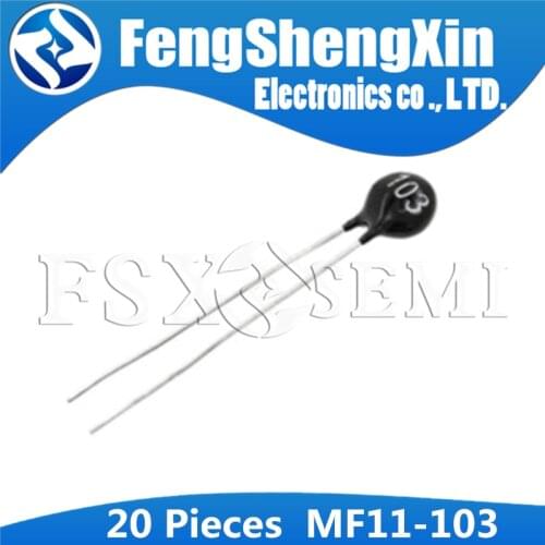 20pcs Thermistor Resistor NTC MF11-103 10K Thermal Resistor Negative temperature thermistor