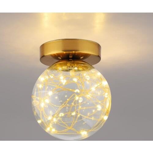 Post-modern light luxury led aisle ceiling lamp porch corridor bay window balcony entrance simple wall-mounted cloakroom modern