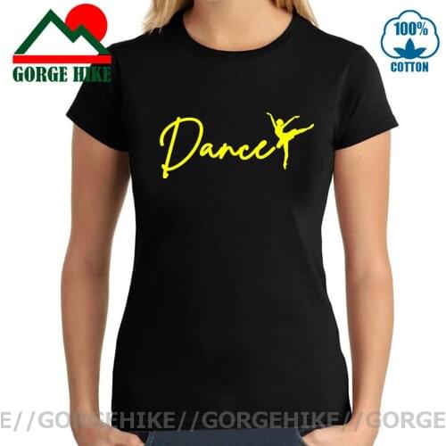 Camisa Hip Hop Dance Ballet Print Women Tshirt Cotton Streetwear Casual Funny t Shirt For Lady Yong Girl Tops Tee Hipster tshirt
