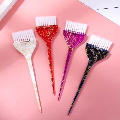 1pc Hair Coloring Brush Pro Hairdressing Dye Cream Brush Hair Tinting Tool Practical Salon Accessories Bleach Comb Barber Tool