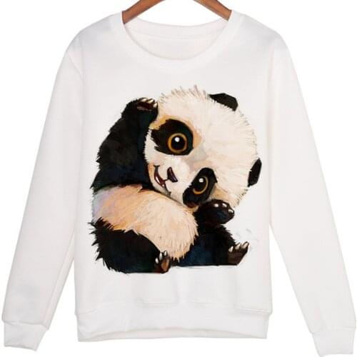 Harajuku 3D Print Cute Baby Panda Sweatshirts Coat Men Women Animals panda Cartoon Fashion Hoodies Tracksuit streetwear Tops