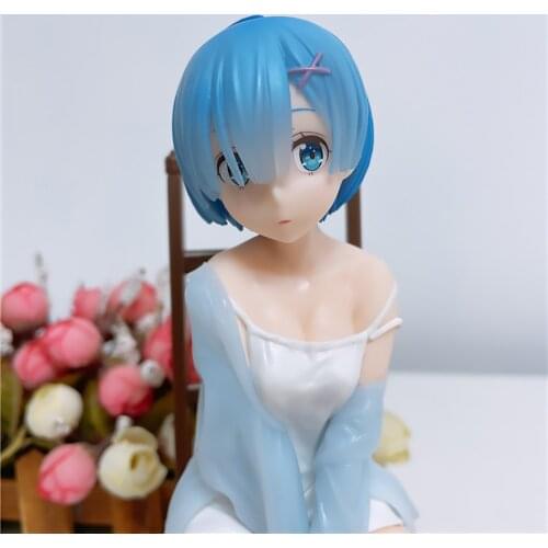 0 Re Life In A Different World From Zero Rem In the Chair Nightdress Scale Action Figure PVC Sexy Girl Collection Model Gift Toy