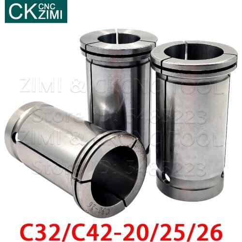 1PCS C32-8 C32-10 C32-12 C32-16 C32-20 C32-25 C32-26 C42-25 Strong Power Collet Chuck CNC Lathe Machining High Precision Collet