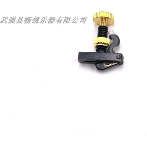 12 PCs (British) Hill-style Violin Fine Tuners,adjuster Black Gold Color